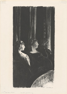 Three ladies at the opera