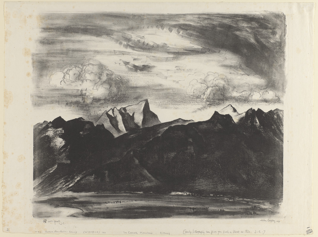 Carrara mountains: Evening