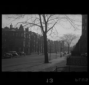 Marlborough Street, Boston, Massachusetts, between Gloucester Street and Hereford Street
