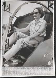 Woman pilot chases stolen plane