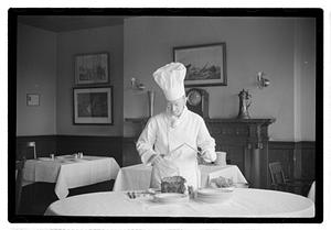 Max Hofer, pres. Of Epicurean Club and chef of the Union Club