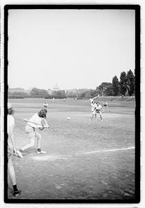 Women's baseball game