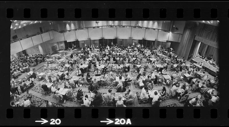 Bridge-players' convention at Statler Hilton Hotel, Park Square, Boston