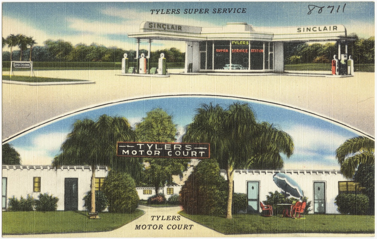 Tylers Super Service. Tylers Motor Court