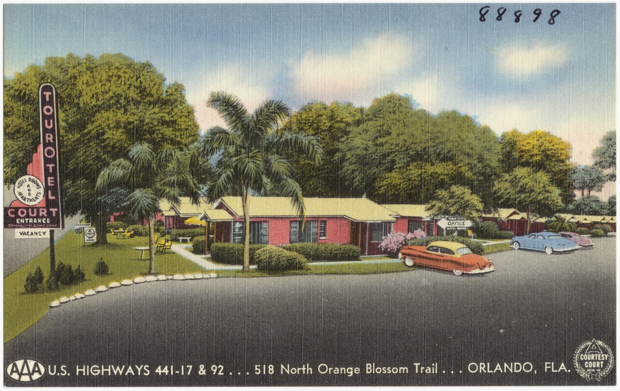 Tourotel Court, U.S. highways 441-17 & 92, 518 North Orange Blossom Trail, Orlando, Florida