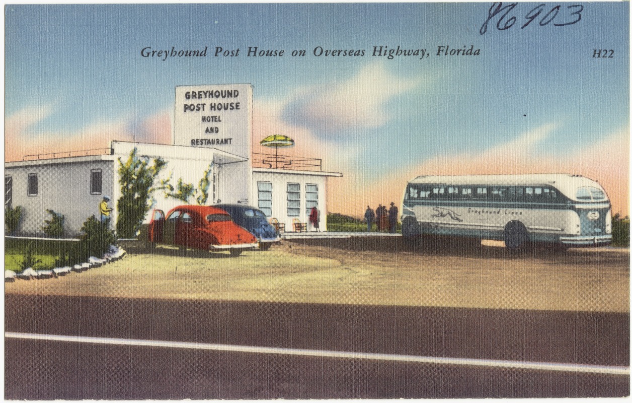Greyhound Post House on Overseas Highway, Florida