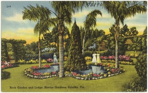 Rock Garden and Lodge, Ravine Gardens, Palatka, Florida