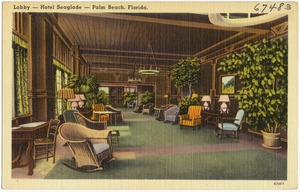 Lobby -- Hotel Seaglade -- Palm Beach, Florida