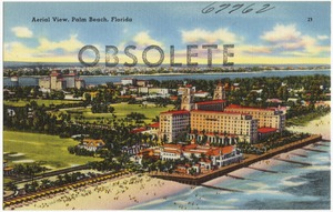 Aerial view, Palm Beach, Florida