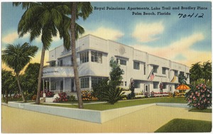 Royal Poinciana Apartments, Lake Trail and Bradley Place, Palm Beach, Florida