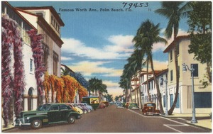 Famous Worth Ave., Palm Beach, Florida