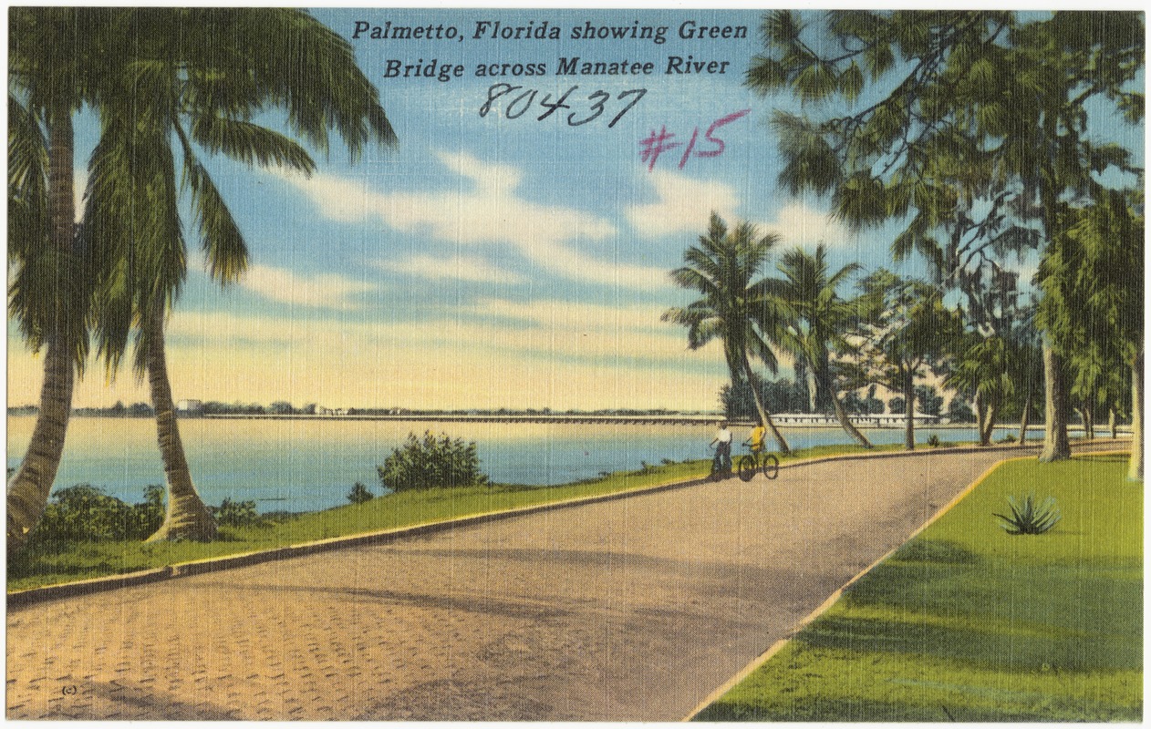 Palmetto, Florida showing Green Bridge across Manatee River