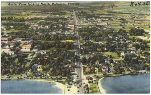 Aerial view looking north, Palmetto, Florida