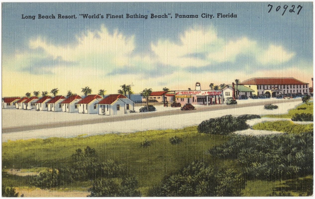 Long Beach Resort, "world's finest bathing beach," Panama City, Florida