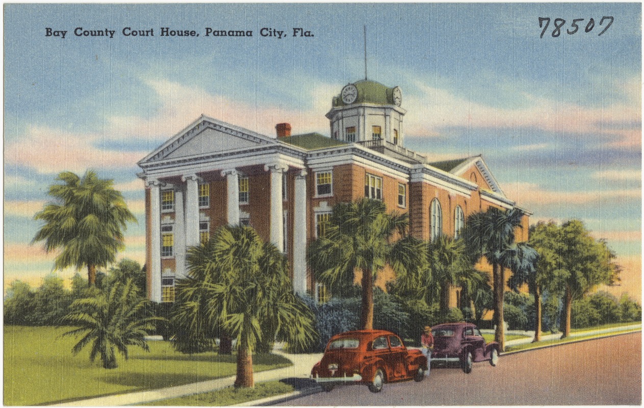 Bay County court house, Panama City, Florida