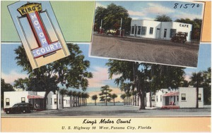 King's Motor Court, U.S. highway 98 West, Panama City, Florida