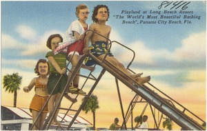 Playland at Long Beach Resort, "the world's most beautiful bathing beach," Panama City Beach, Florida