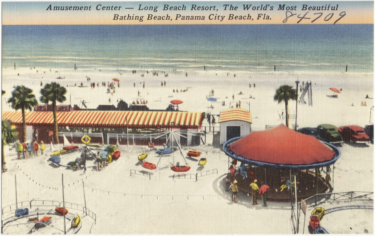 Amusement center- Long Beach Resort, the world's most beautiful bathing beach, Panama City Beach, Florida