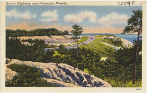Scenic highway near Pensacola, Florida