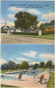 Palmetto Court, Mobile highway U.S. 90, 1 mile w. - city of Pensacola, Florida.