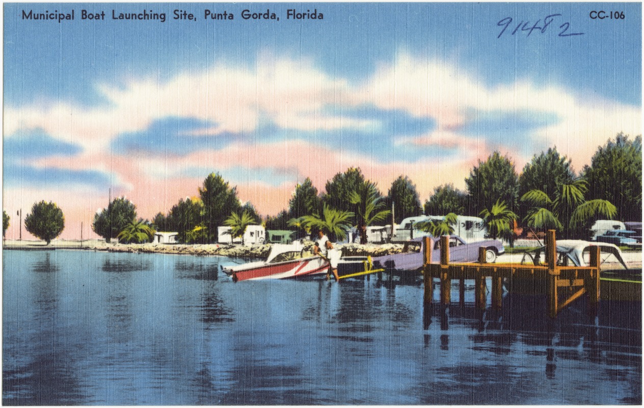 Municipal boat launching site, Punta Gorda, Florida