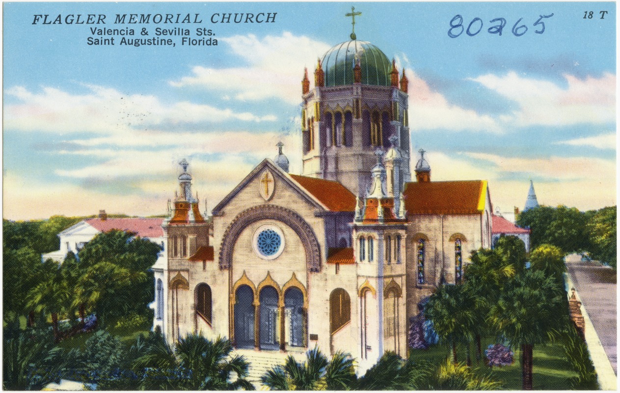 Flagler Memorial Church, Valencia & Sevilla Sts., Saint Augustine, Florida