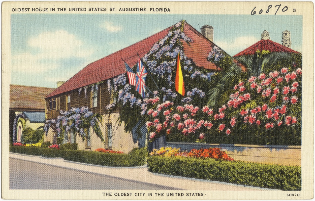Oldest house in the United States, St. Augustine, Florida, the oldest