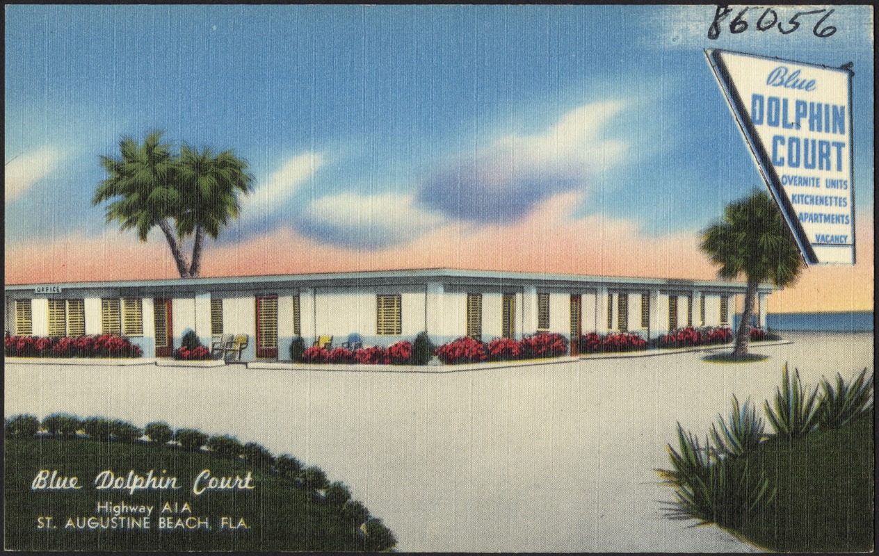 Blue Dolphin Court, highway A1A, St. Augustine Beach, Florida