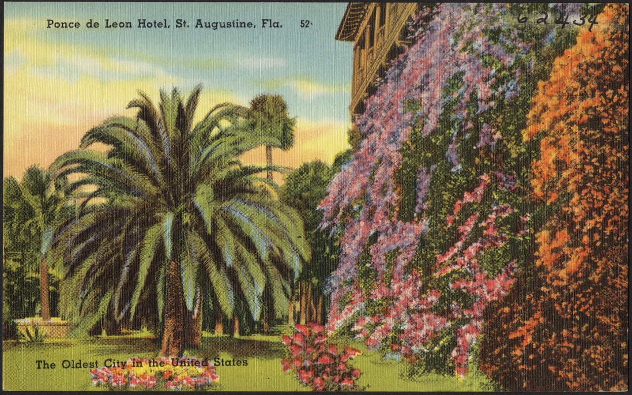 Ponce de Leon Hotel, St. Augustine, Florida, the oldest city in the United States