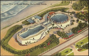 Aerial view of Marine Studios, Marineland, Florida