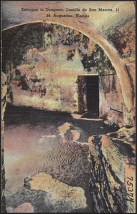 Entrance to dungeon, Castillo de San Marcos, St. Augustine, Florida