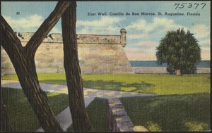 East wall, Castillo de San Marcos, St. Augustine, Florida