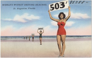 World's widest driving beaches, St. Augustine, Florida