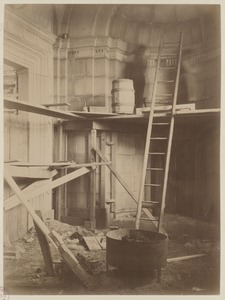Alcove in Dartmouth St. vestibule, construction of the McKim Building