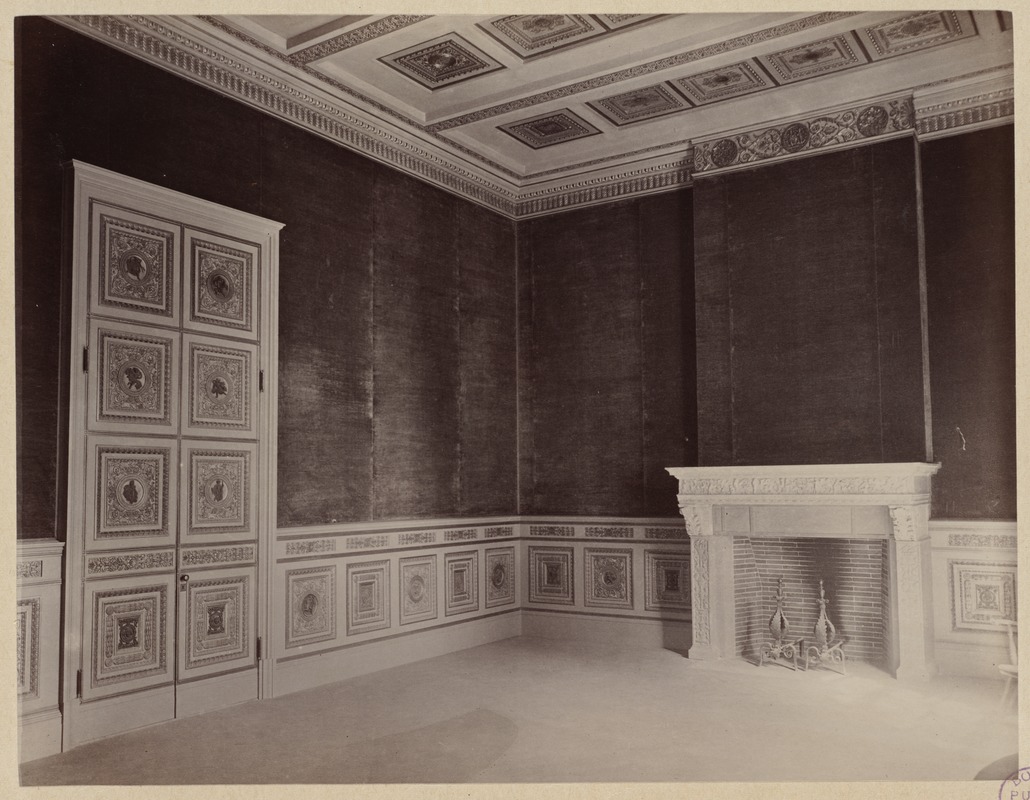Trustees room, construction of the McKim Building
