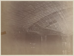 Guastavino tile arch ceiling in basement, construction of the McKim Building