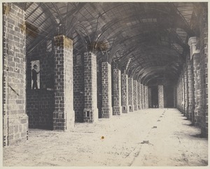 Special libraries: west corridor, construction of the McKim Building
