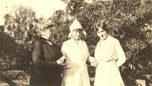 Helen Keller, Anne Sullivan, and Polly Thomson
