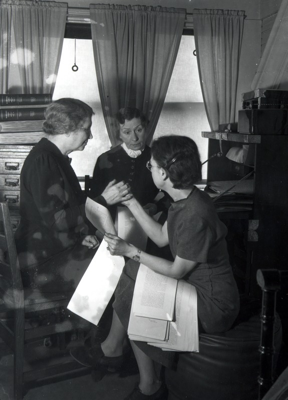 Helen Keller, Nella Braddy Henney and Polly Thomson