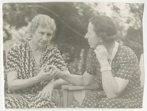 Helen Keller and Polly Thomson