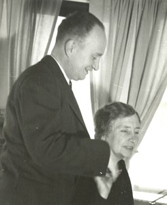 Helen Keller and Herbert Haas