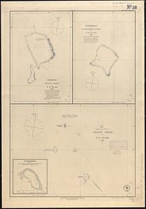 Funafuti or Ellice Island ; Nukufetau or De Peysters Island ; Ellice Group ; Nukulailai (Mitchell I.) from a sketch by Captain Peters of the German mercantile marine, 1876