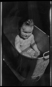 Baby in tub