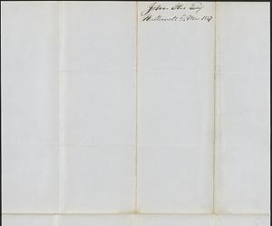 John Otis to George Coffin, 24 March 1847