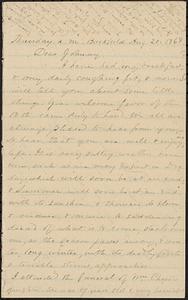 Letter from Zadoc Long to John D. Long, August 20, 1868