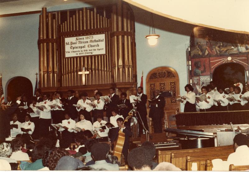 St. Paul AME's Messiah, chorus and orchestra, 1982