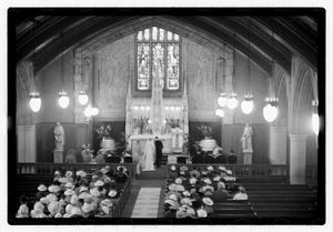 Wedding, daughter of Mrs. Richard Howard taken at Presentation Church Oak Sq. Brighton