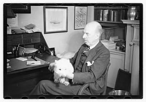 William B. Rogers of Sherborn, has show dogs