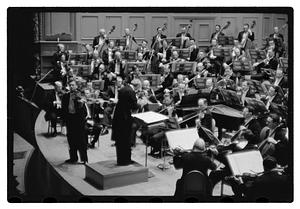 Balokovic violins with Boston Symphony, Koussevitzky conducting