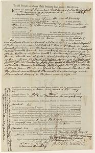 Deed for sale of parcel of land in Middlefield from Phineas Watkins to Asahel Pomeroy